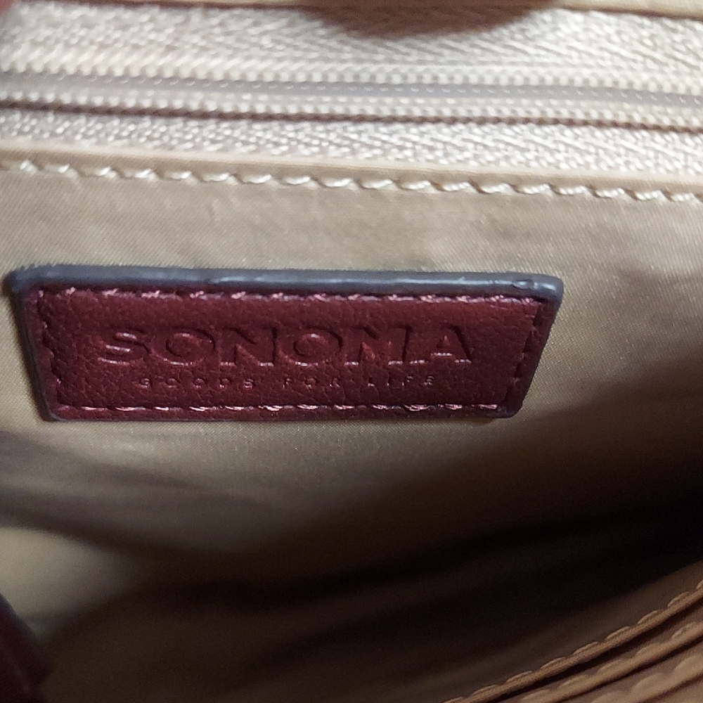 Sonoma Goods For Life Cowhide Print Crossbody Bag - Western Boho - NEW - Picture 11 of 11